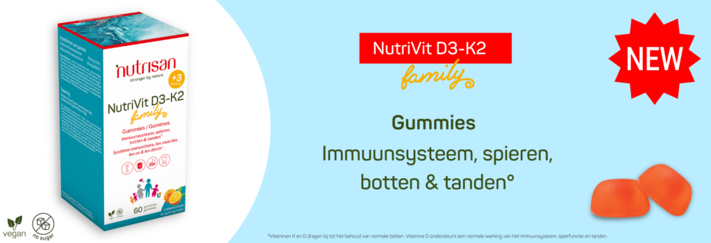 Vitamine D3 en K2 een synergetische combinatie voor jong en oud